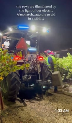Eden Rift Vineyards using MK-V tractor