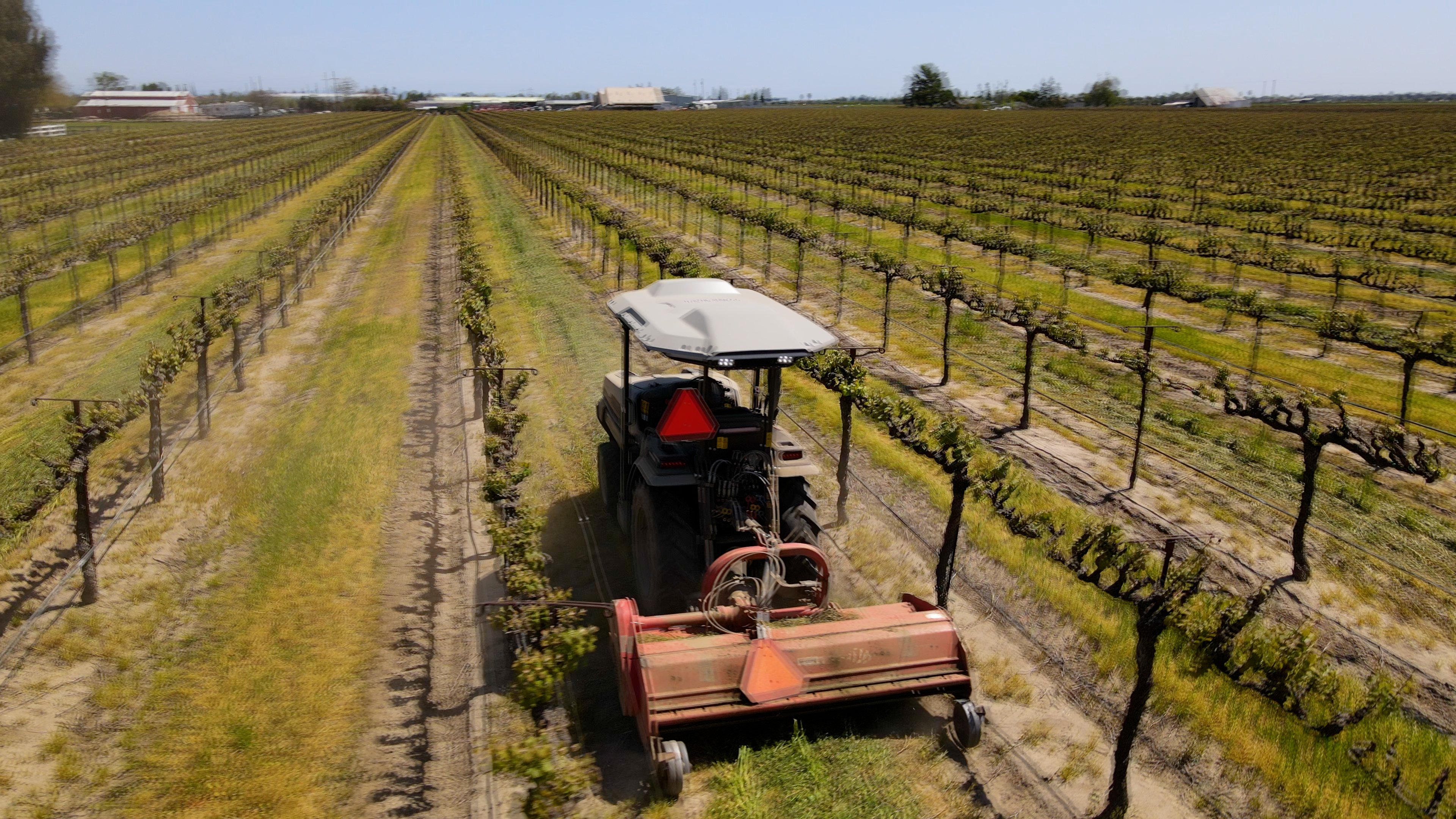 MK-V tractor driving autonomous