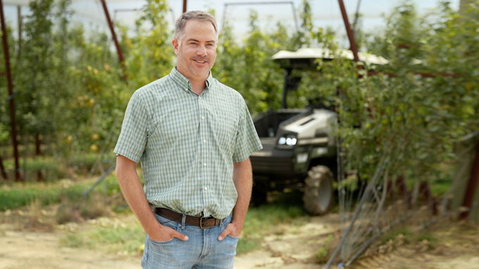 Frutteti di mele con AgriMACS Inc., Mark Stennes