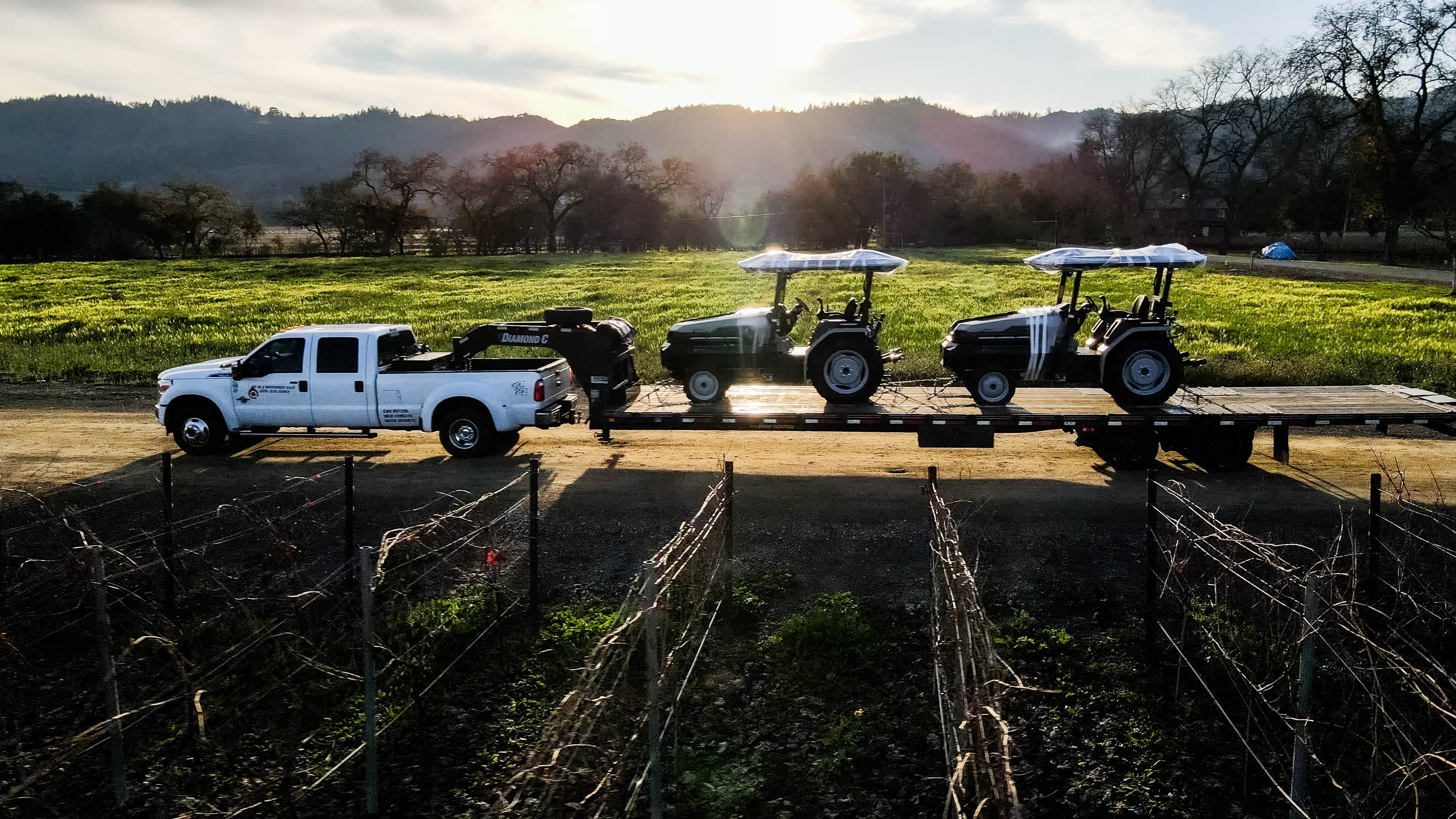 First Constellation Brands tractors