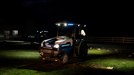 MK-V Tractor increasing night-time productivity 