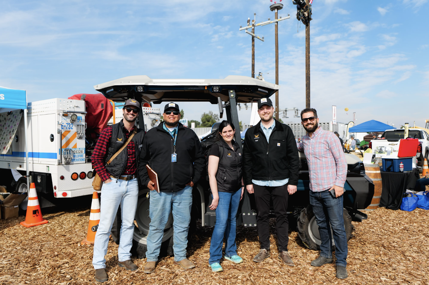 Monarch Tractor sales and service team.