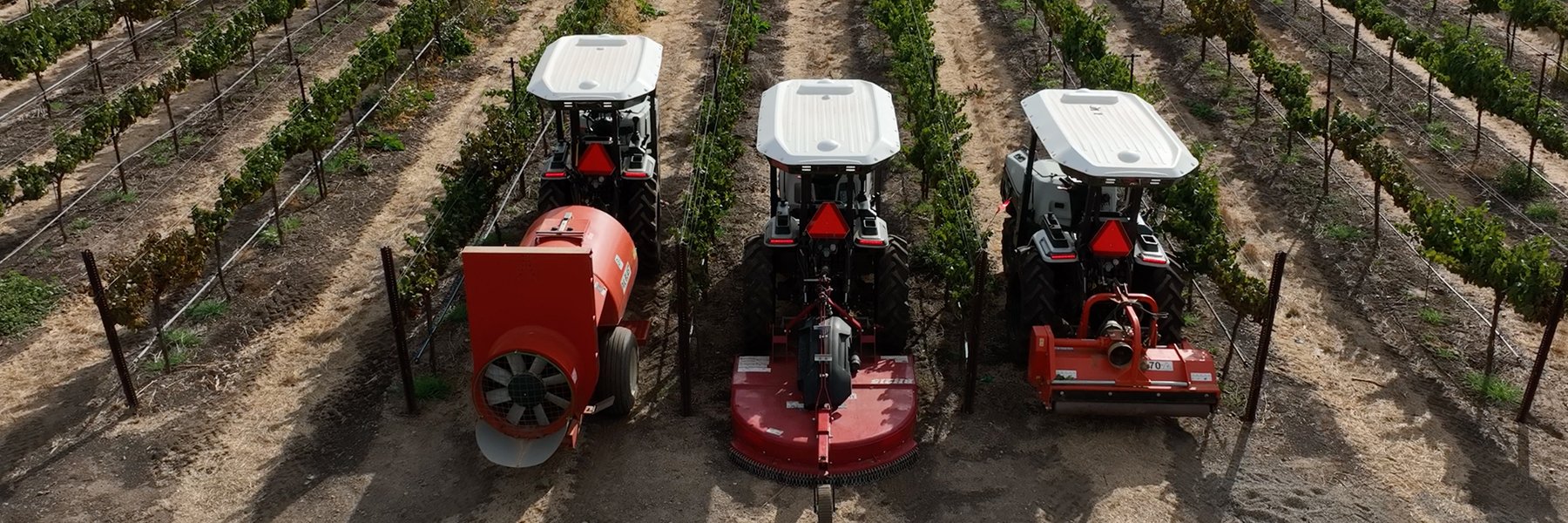Electric tractor implements